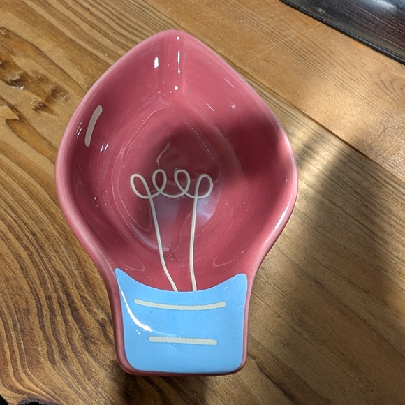 Pink Ceramic Spoon Rest - Picture 3 of 4